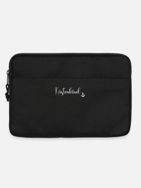 Küstenkind Plattdeutsch Küste Nordsee - Laptoptasche 13" - Schwarz