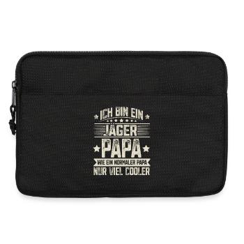 Jäger Vater Vatertag - Laptoptasche 13" - Schwarz - Vorne
