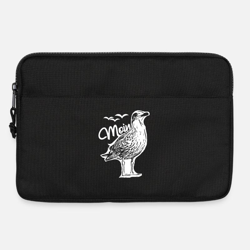 Moin - Möwe - Laptoptasche 13" - Schwarz