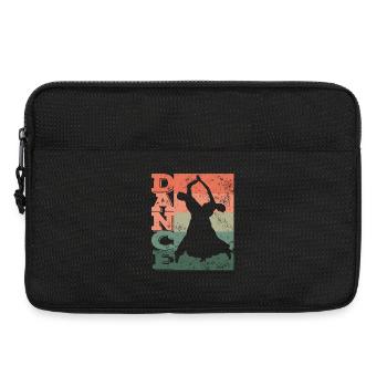 Standard Dance Dancing Couple Viennese Waltz - Laptop bag 13" - black - Front