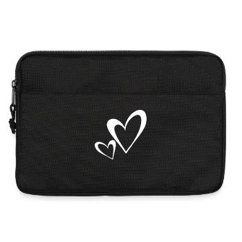 Herz - Laptoptasche 13" - Schwarz - Vorne