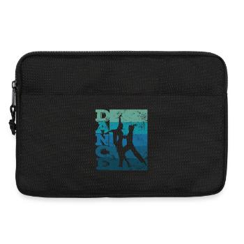 Latin American Dance Couple Vintage - Laptop bag 13" - black - Front