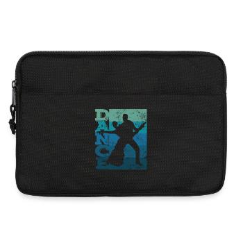 Latin American Dance Couple Vintage - Laptop bag 13" - black - Front