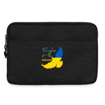 Liberté pour l’Ukraine - Sacoche pour ordinateur portable 13 pouces - noir - Devant