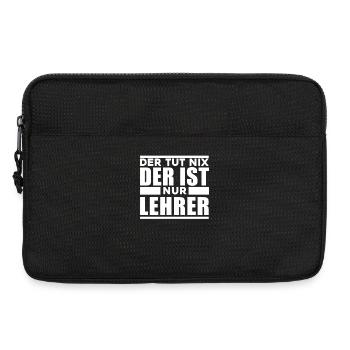 Lehrer - Laptoptasche 13" - Schwarz - Vorne