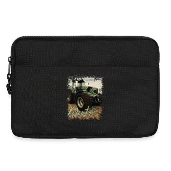 Deutz Traktor Kraftpaket - Traktor Power Pack - Laptoptasche 13" - Schwarz - Vorne