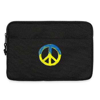 Paix pour l’Ukraine - Sacoche pour ordinateur portable 13 pouces - noir - Devant
