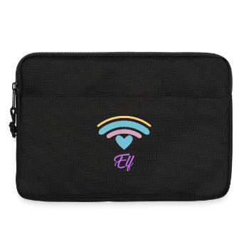 11. Geburtstag Regenbogen - Laptoptasche 13" - Schwarz - Vorne