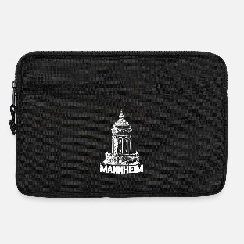 Mannheimer Wasserturm - Mannheim - Laptoptasche 13" - Schwarz