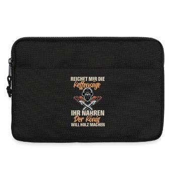 Holzfäller - Laptoptasche 13" - Schwarz - Vorne