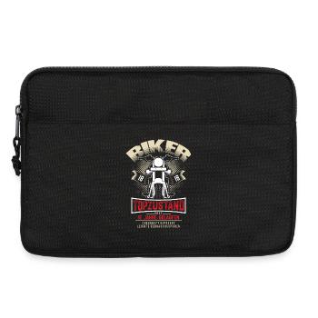 18. Geburtstag Biker Motorrad Motorradfahrer - Laptoptasche 13" - Schwarz - Vorne