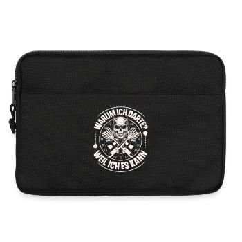 Dart Darten Darts - Laptoptasche 13" - Schwarz - Vorne