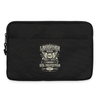 Jahrgang 1967 Geboren Geburtstag Legende - Laptoptasche 13" - Schwarz - Vorne