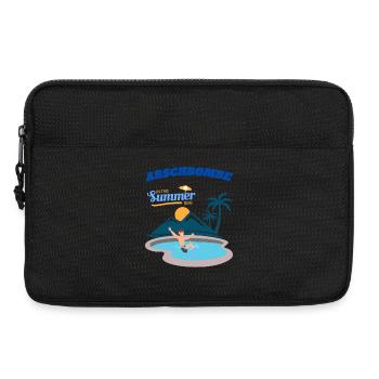 Zone aquatique paradisiaque en été - Sacoche pour ordinateur portable 13 pouces - noir - Devant