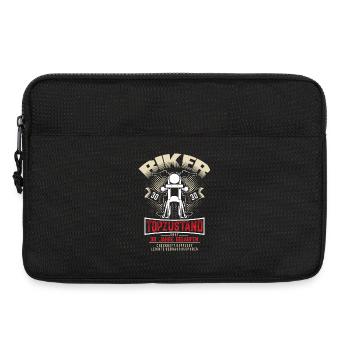 30. Geburtstag Biker Motorrad Motorradfahrer - Laptoptasche 13" - Schwarz - Vorne
