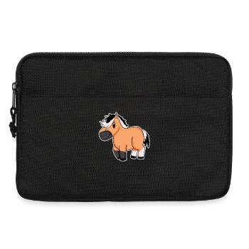 Norwegisches Fjordpferd Pferd Hauspferd - Laptoptasche 13" - Schwarz - Vorne