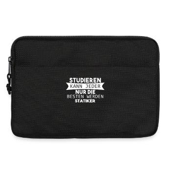 Statiker Beruf - Laptoptasche 13" - Schwarz - Vorne