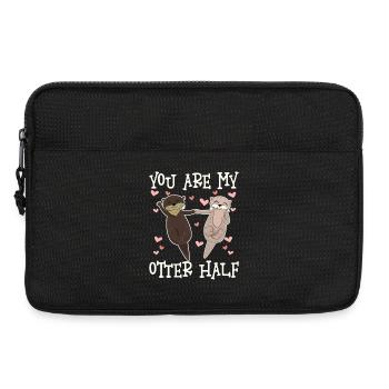 You Are My Otter Half Valentinstag - Laptoptasche 13" - Schwarz - Vorne