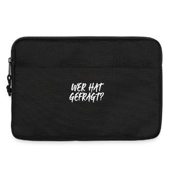 Wer Hat Gefragt Ungefragte Ratschläge Cool Kontern - Laptoptasche 13" - Schwarz - Vorne