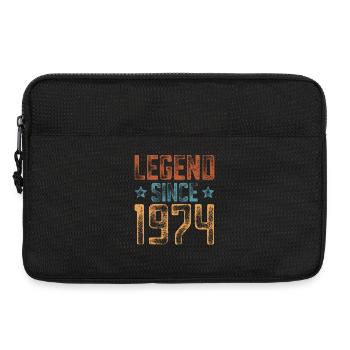 1974 Naissance Année de naissance Anniversaire - Sacoche pour ordinateur portable 13 pouces - noir - Devant