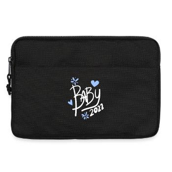 Bébé 2022 - Naissance Enceinte 2022 - Sacoche pour ordinateur portable 13 pouces - noir - Devant
