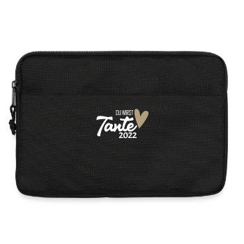 Werdende Tante 2022 Loading Nachwuchs - Laptoptasche 13" - Schwarz - Vorne