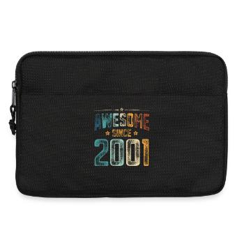 2001 Born Birthday Year of birth - Laptop bag 13" - black - Front