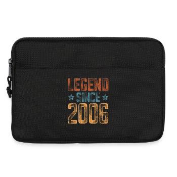 2006 Geboren Geburtsjahr 18.Geburtstag - Laptoptasche 13" - Schwarz - Vorne