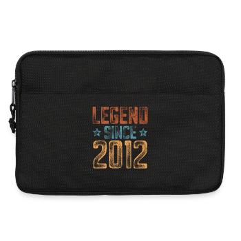 2012 Born Year of birth Birthday - Laptop bag 13" - black - Front