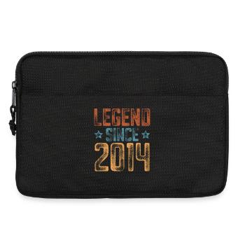 2014 Naissance Année de naissance Anniversaire - Sacoche pour ordinateur portable 13 pouces - noir - Devant
