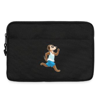 Meerkat Jogger Jogging Sport - Laptop bag 13" - black - Front