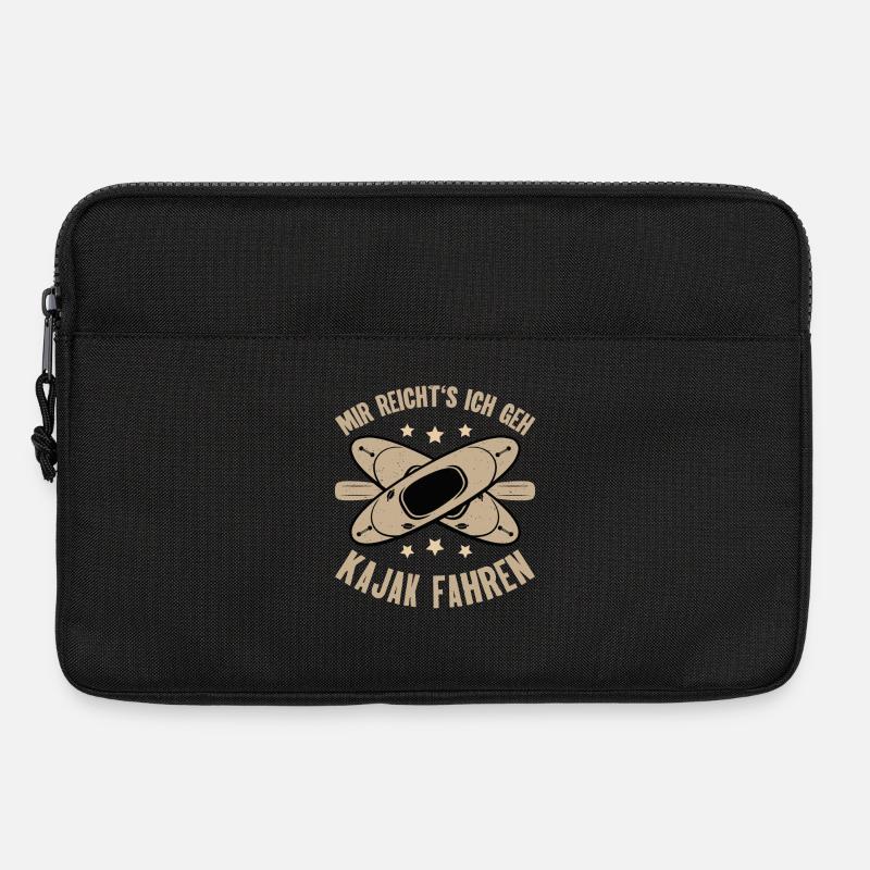 Kajak Kajakfahren - Laptoptasche 13" - Schwarz