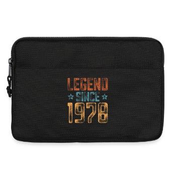 1978 Naissance Année de naissance Anniversaire - Sacoche pour ordinateur portable 13 pouces - noir - Devant