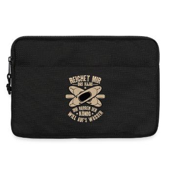 Kajak Kajakfahren - Laptoptasche 13" - Schwarz - Vorne
