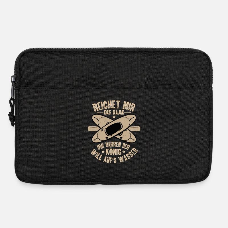 Kajak Kajakfahren - Laptoptasche 13" - Schwarz