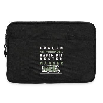Frauen mit Wohnmobil – Die besten Männer - Laptoptasche 13" - Schwarz - Vorne