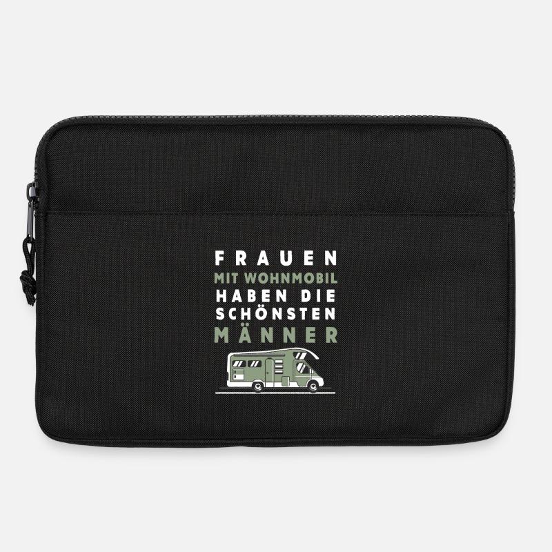 Frauen Mit Wohnmobil Schönsten Männer - Laptoptasche 13" - Schwarz
