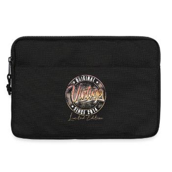 2014 Geburtsjahr Geburtstag Vintage - Laptoptasche 13" - Schwarz - Vorne