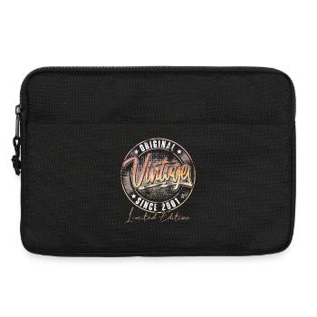 2001 Year of birth Birthday Vintage - Laptop bag 13" - black - Front