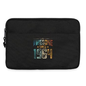 1964 Naissance Anniversaire Année de naissance - Sacoche pour ordinateur portable 13 pouces - noir - Devant