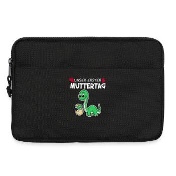 Muttertag - erster Muttertag Geschenk - Laptoptasche 13" - Schwarz - Vorne
