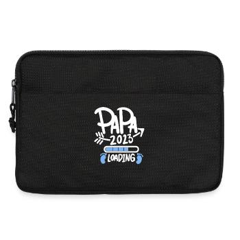 Papa 2023 - Vater 2023 loading Sohn - Laptoptasche 13" - Schwarz - Vorne