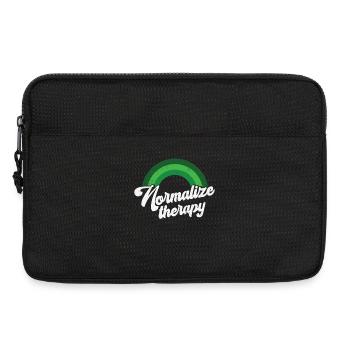 Regenbogen Mental Health Therapy - Laptoptasche 13" - Schwarz - Vorne
