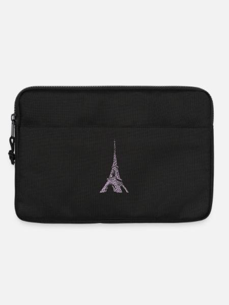 Paris Eiffelturm - Laptoptasche 13" - Schwarz