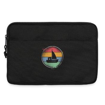 Voilier Sailor Sailing Kids Motif - Sacoche pour ordinateur portable 13 pouces - noir - Devant