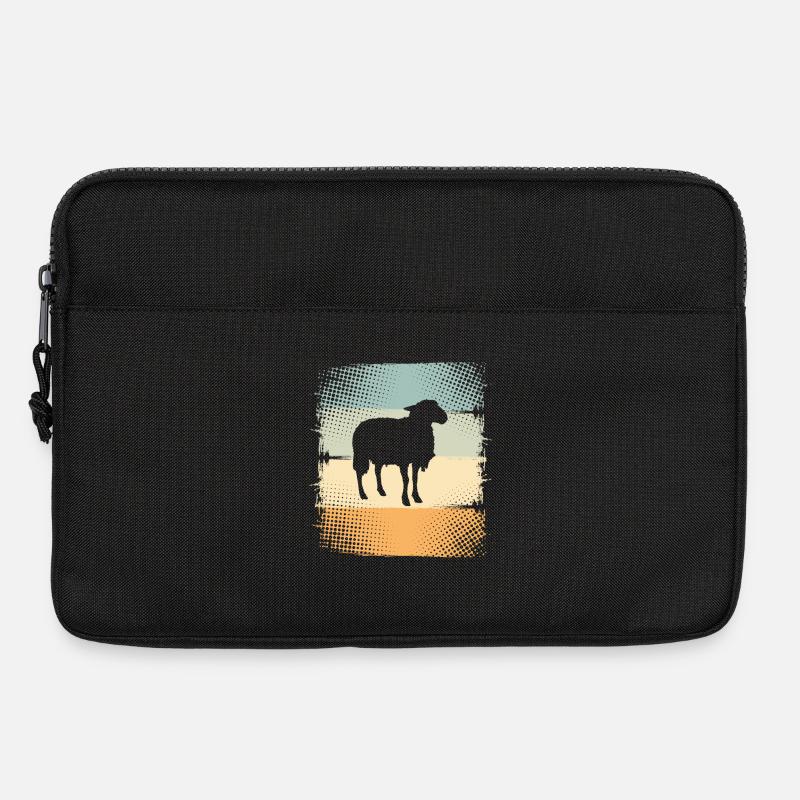 Schaf - Laptoptasche 13" - Schwarz