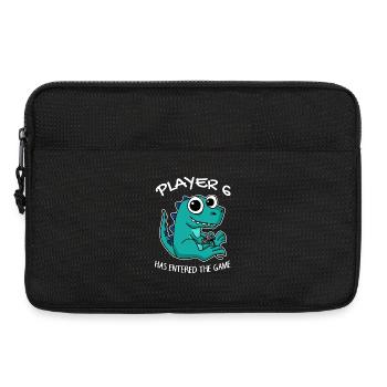 Spieler 6 hat das Spiel Betreten Baby - Laptoptasche 13" - Schwarz - Vorne