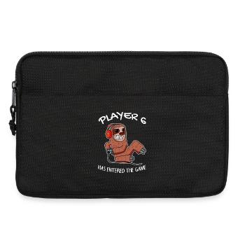Spieler 6 hat das Spiel Betreten Baby - Laptoptasche 13" - Schwarz - Vorne