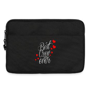 best Crew ever! - Laptoptasche 13" - Schwarz - Vorne