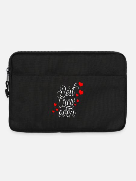 best Crew ever! - Laptoptasche 13" - Schwarz